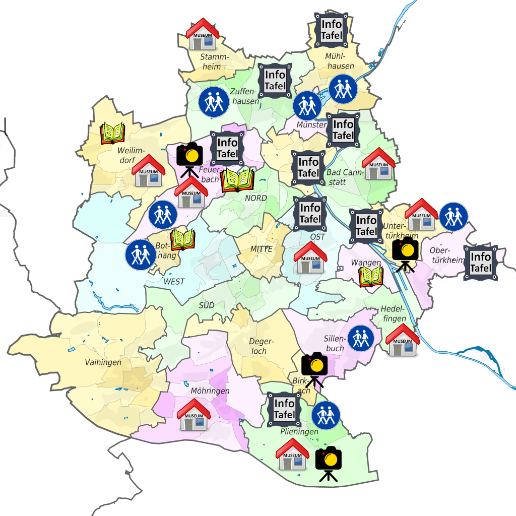 Stadtkarte Stuttgart
